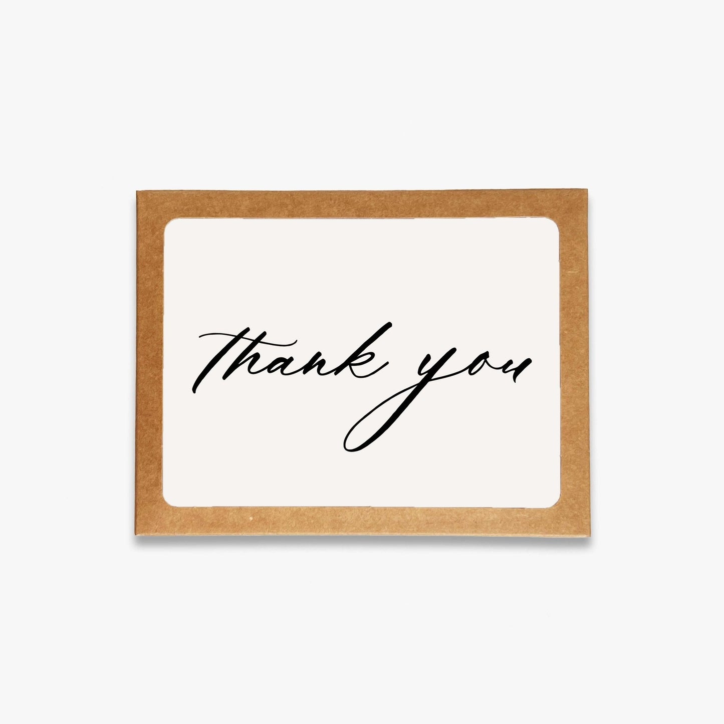 Script Thank You Card - Blú Rose