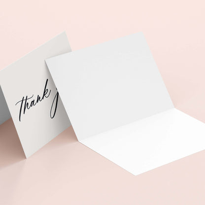 Script Thank You Greeting Card - Blú Rose