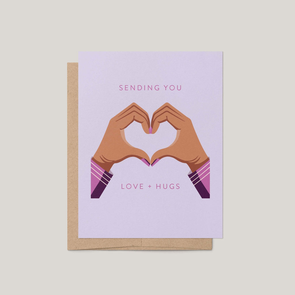 Sending You Love + Hugs Greeting Card - Blú Rose