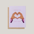 Sending You Love + Hugs Greeting Card - Blú Rose
