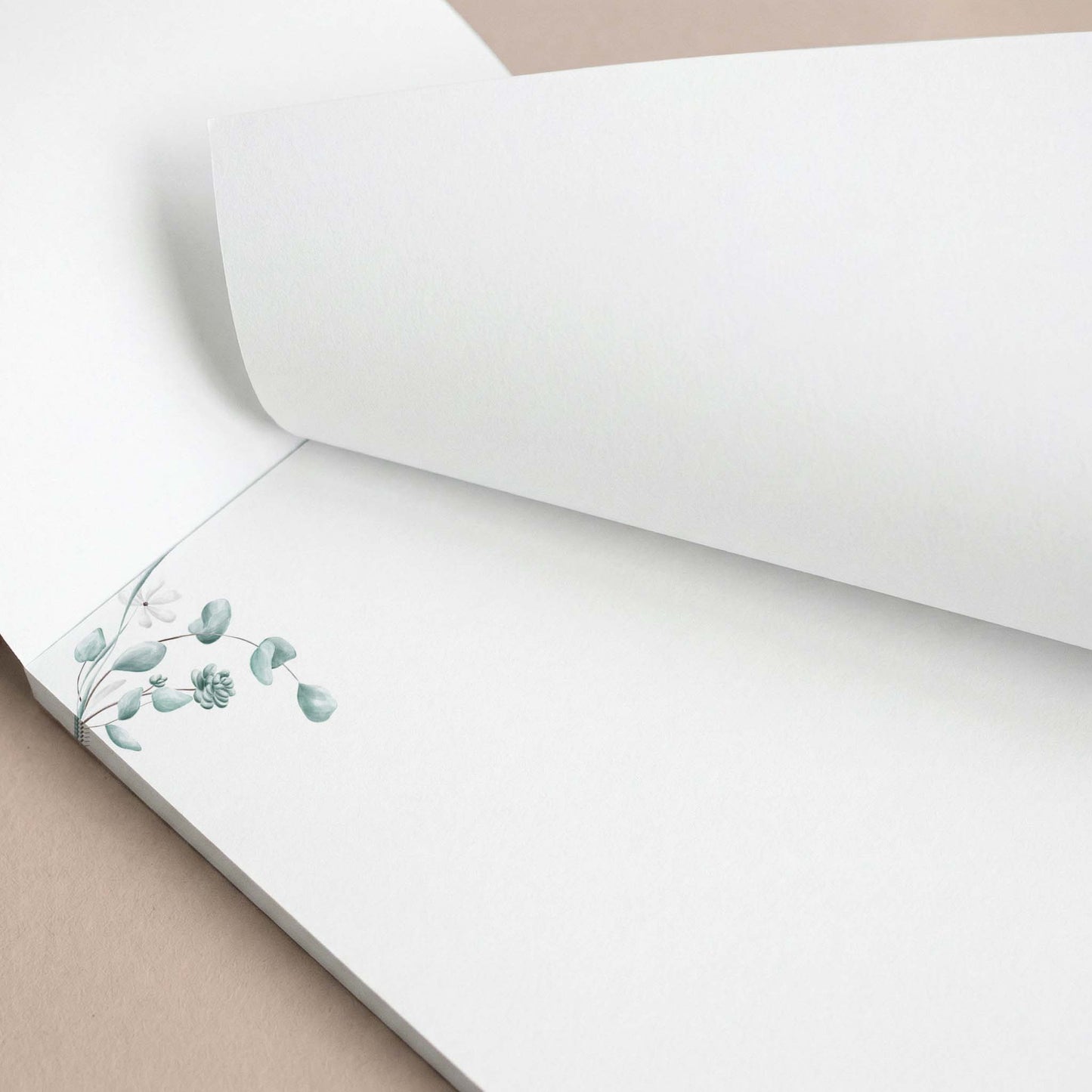 Simple Floral Stationery Set - Blú Rose