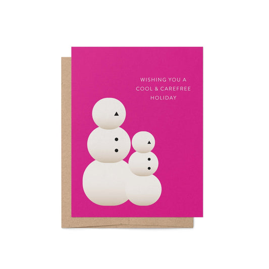 Snow People Greeting Card - Blú Rose