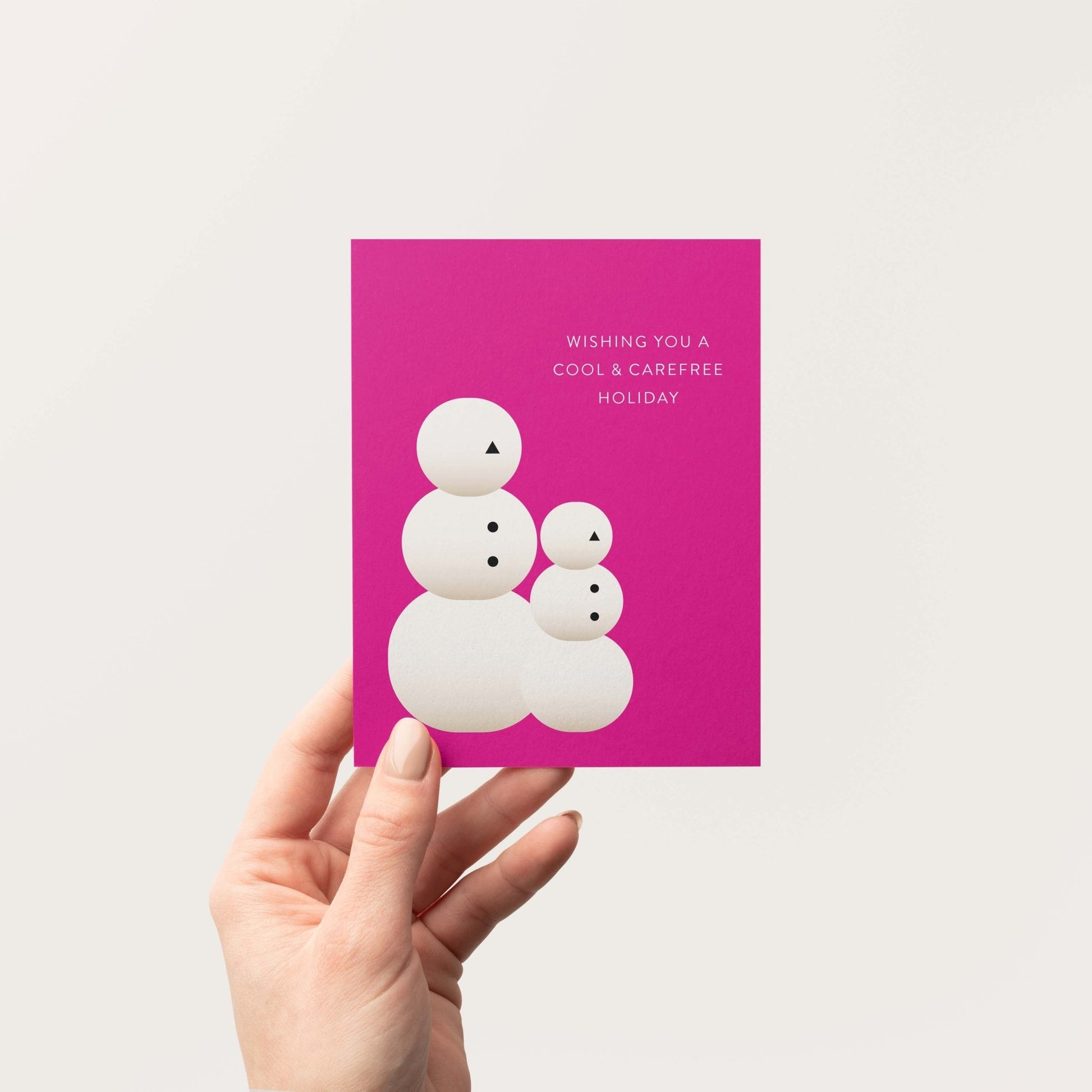 Snow People Greeting Card - Blú Rose