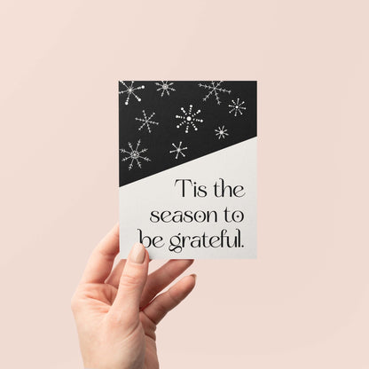 Snowflake Hill Greeting Card - Blú Rose