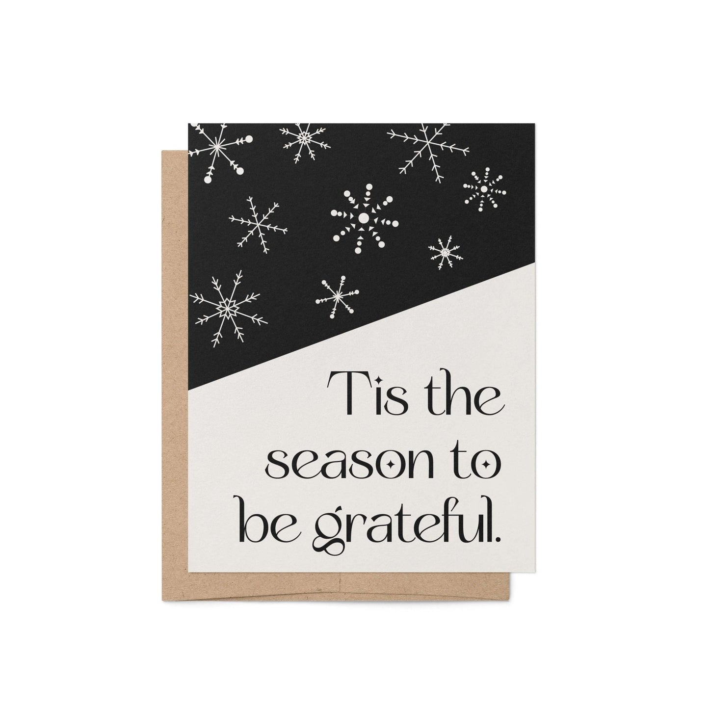 Snowflake Hill Greeting Card - Blú Rose