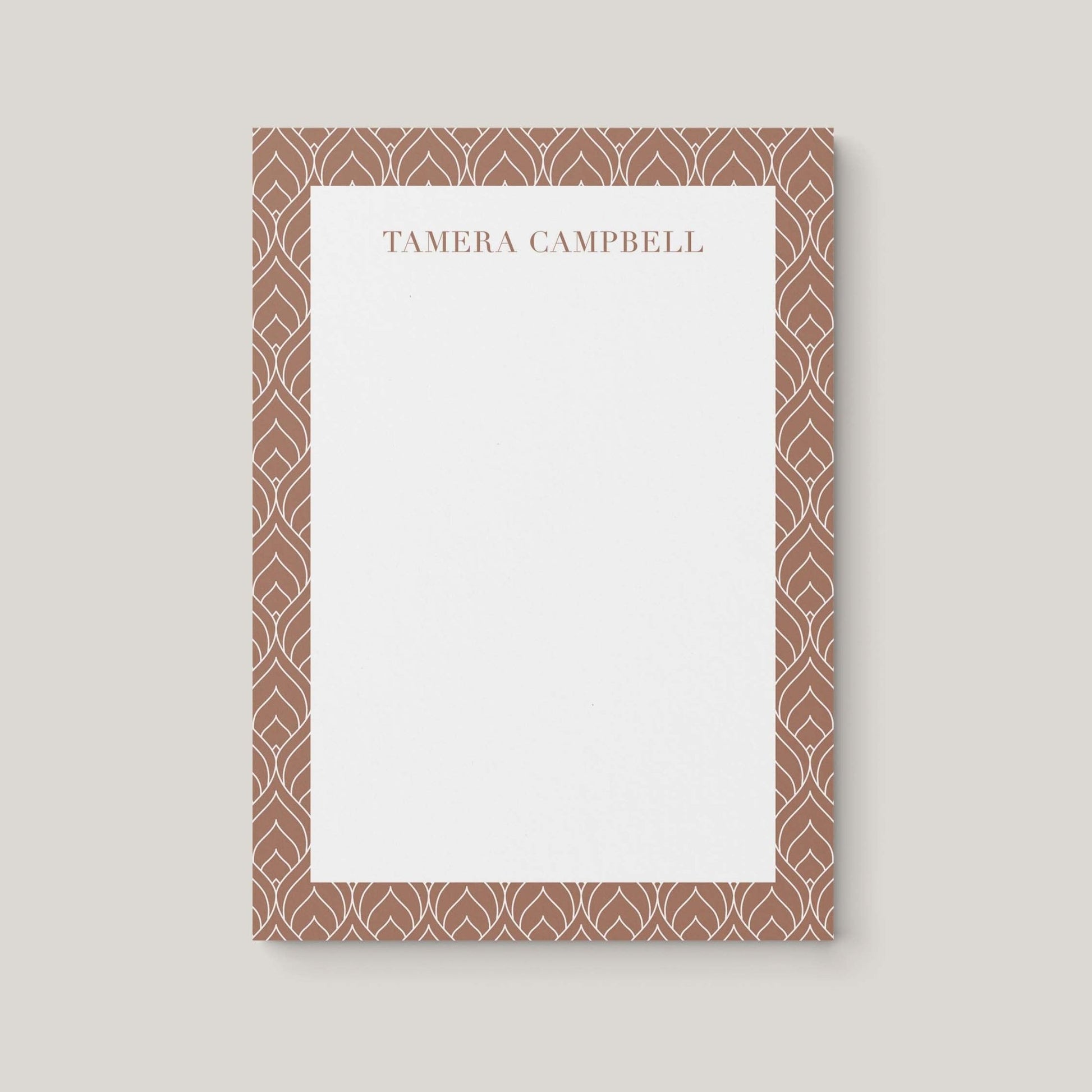 Tamera Pattern Personalized Notepad - Blú Rose