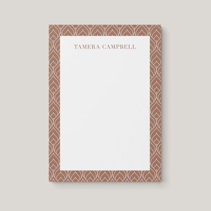 Tamera Pattern Personalized Notepad - Blú Rose