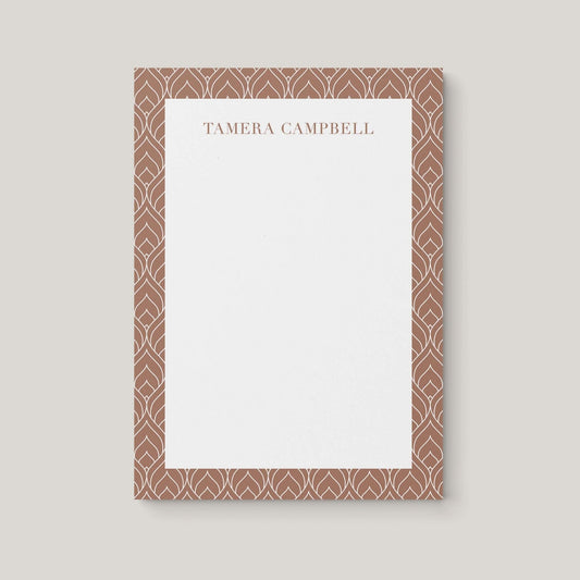 Tamera Pattern Personalized Notepad - Blú Rose