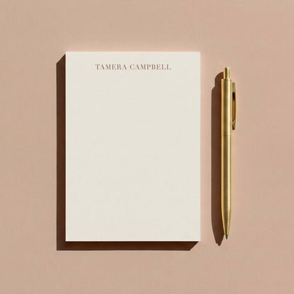 Tamera Personalized Notepad - Blú Rose