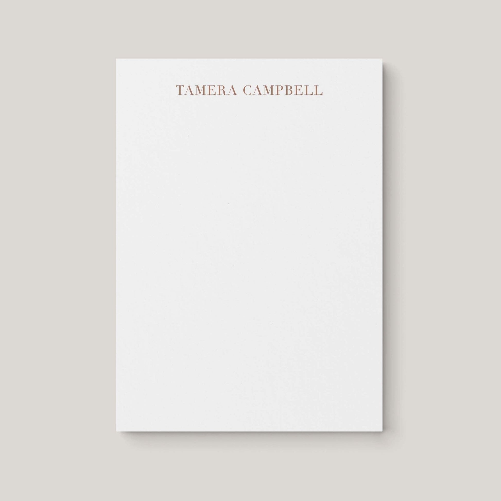 Tamera Personalized Notepad - Blú Rose