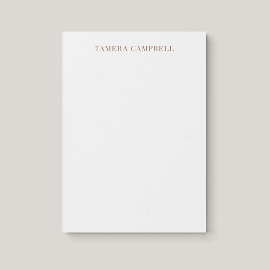 Tamera Personalized Notepad - Blú Rose