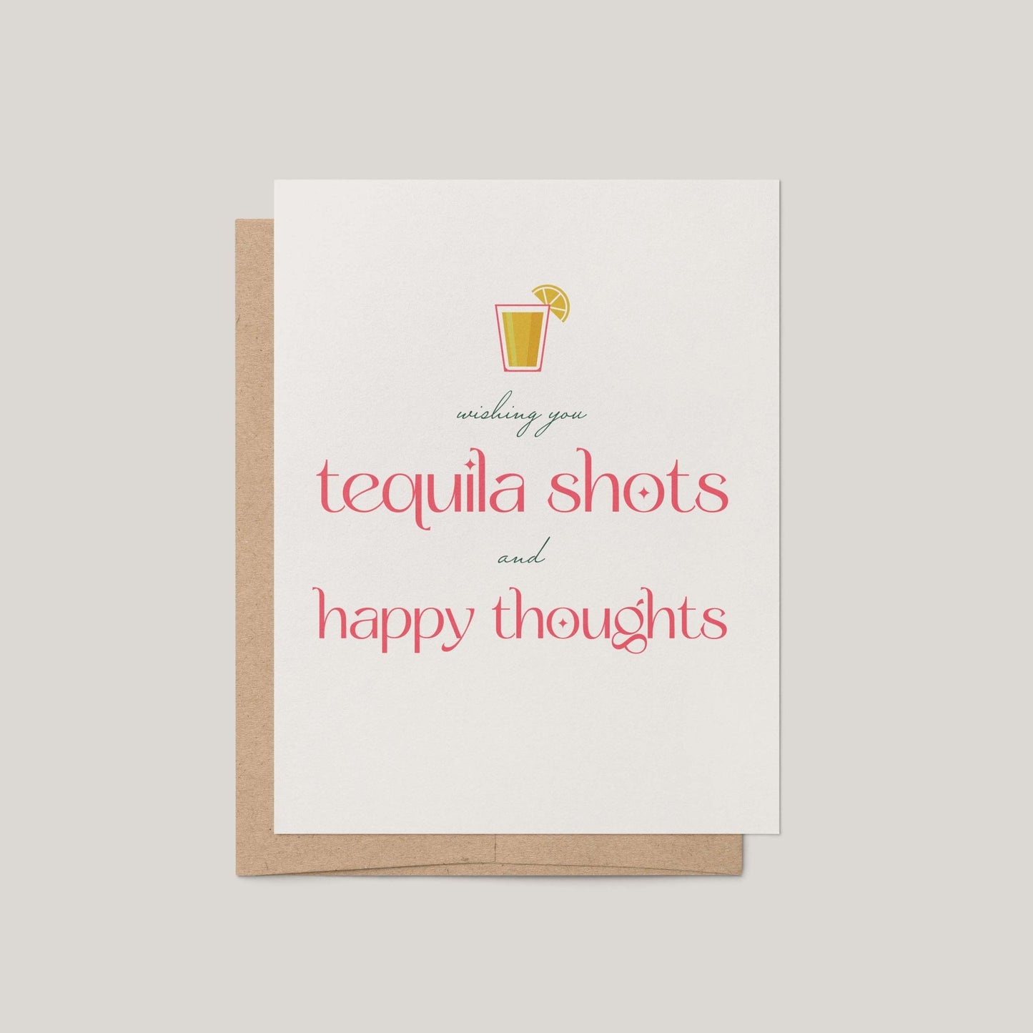 Tequila Shots Birthday Greeting Card - Blú Rose