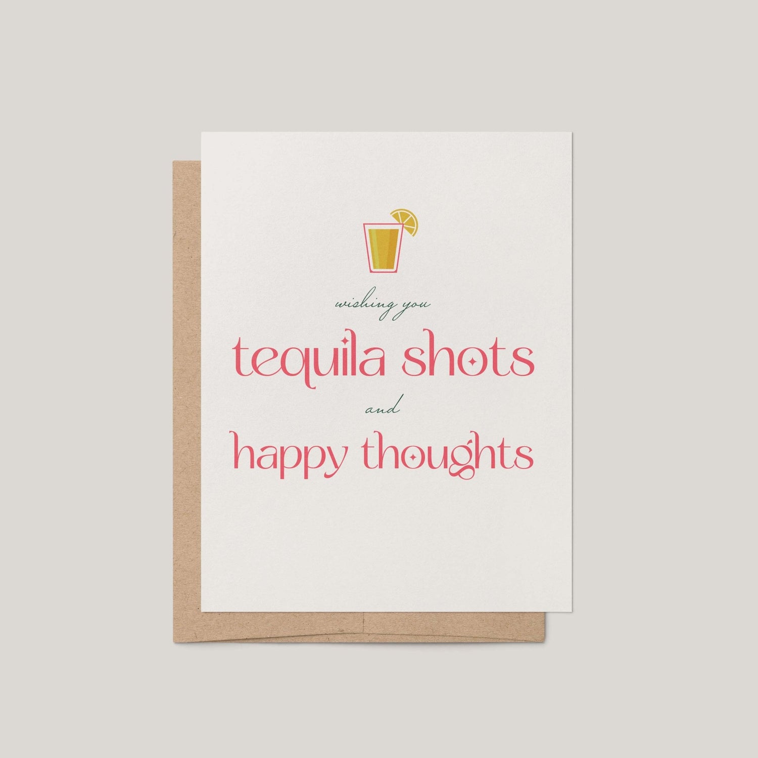 Tequila Shots Birthday Greeting Card - Blú Rose