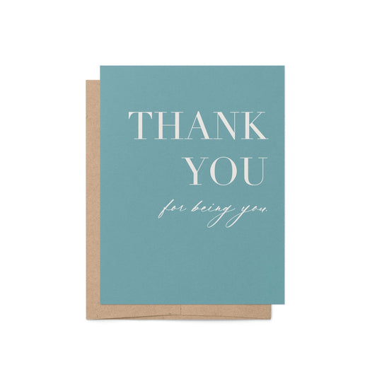 Thank You for Being You Greeting Card - Blú Rose