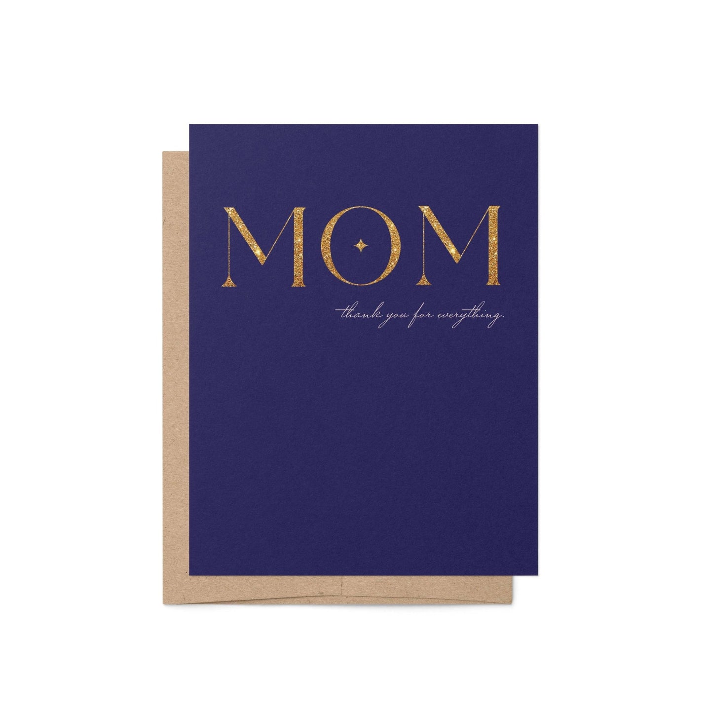 Thank You Mom Greeting Card - Blú Rose