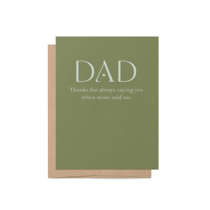 Thanks for Saying Yes Greeting Card - Blú Rose
