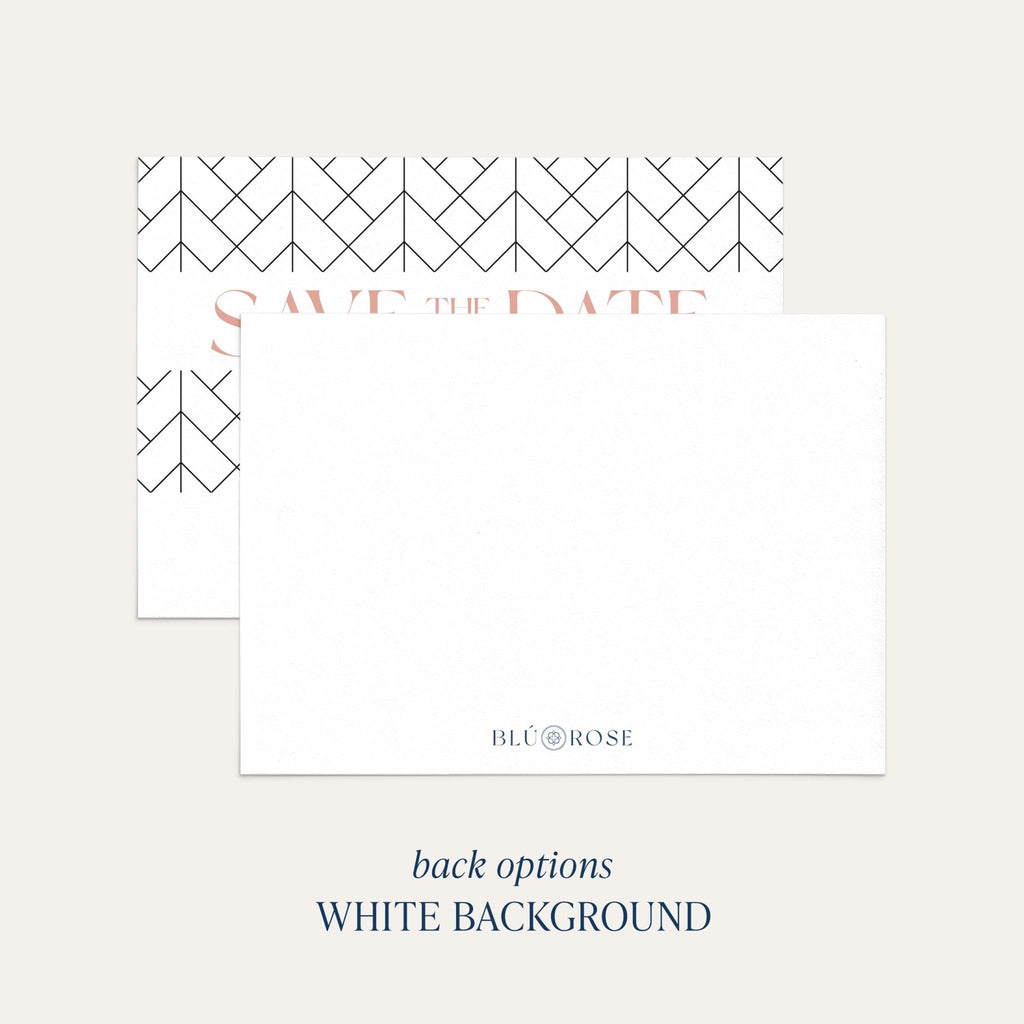 Back option for The Lattice Save the Date showing white background 