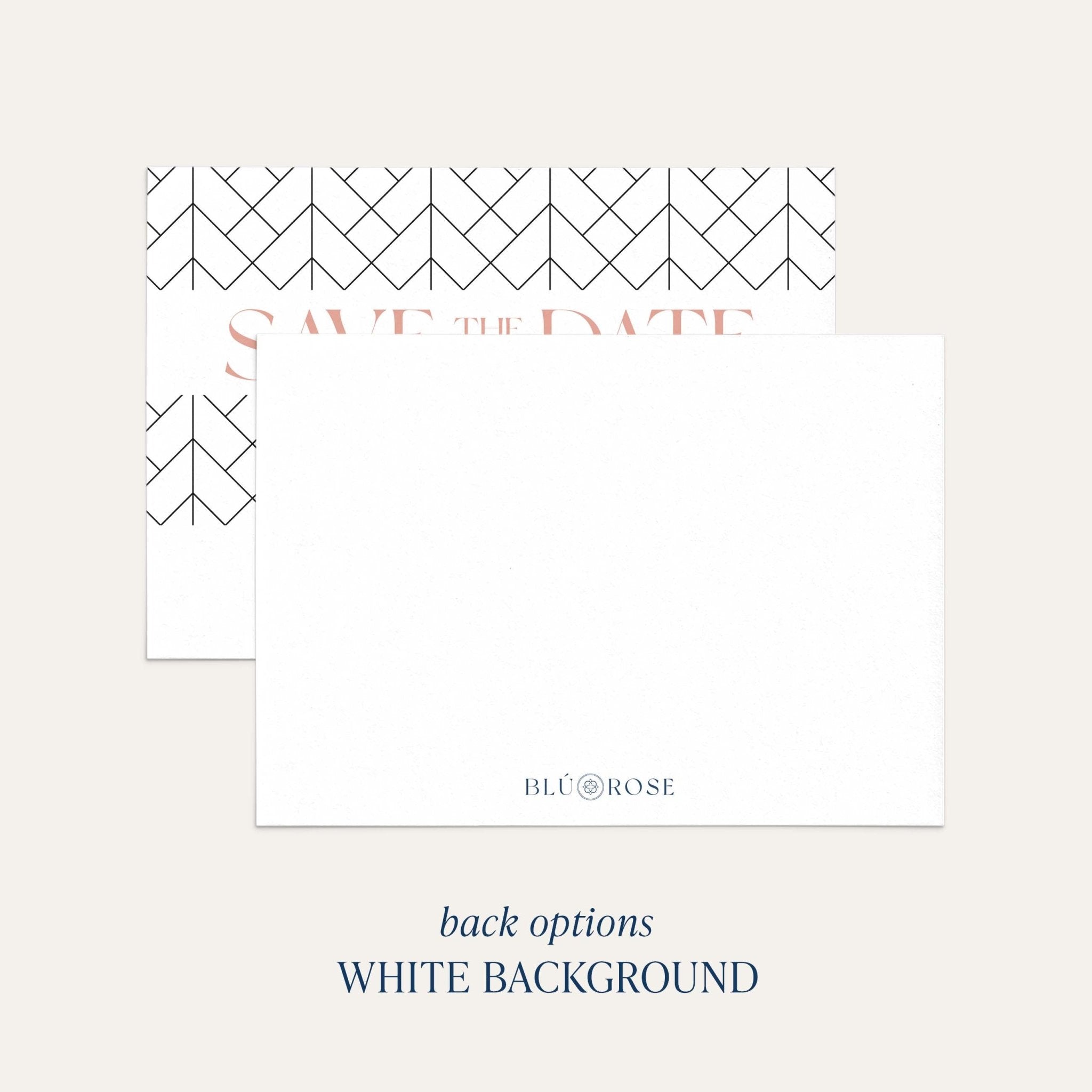 Back option for The Lattice Save the Date showing white background 