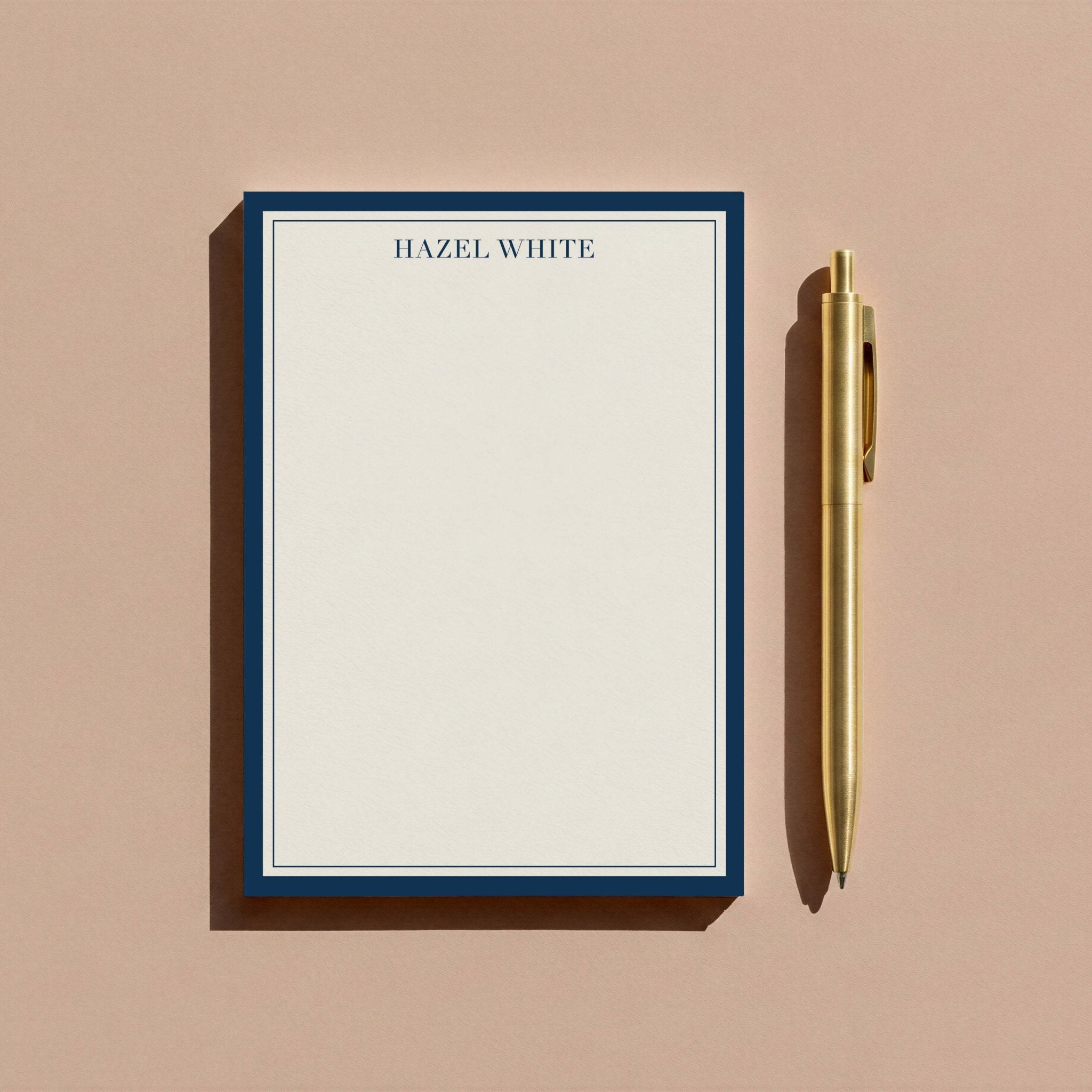 Traditional Border Personalized Notepad | Blú Rose