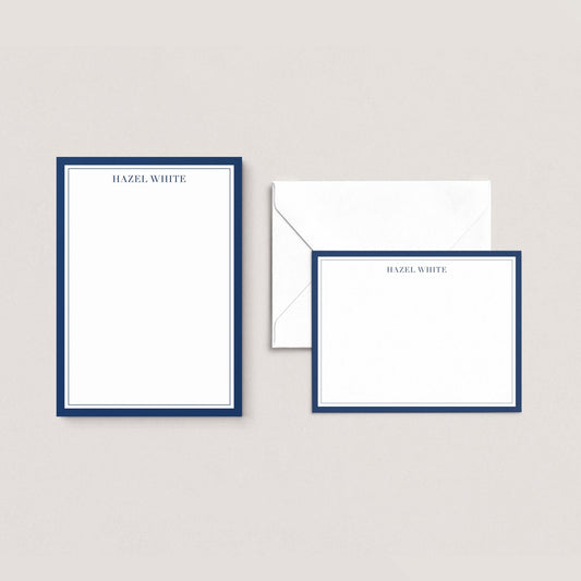 Traditional Border Stationery Set - Blú Rose