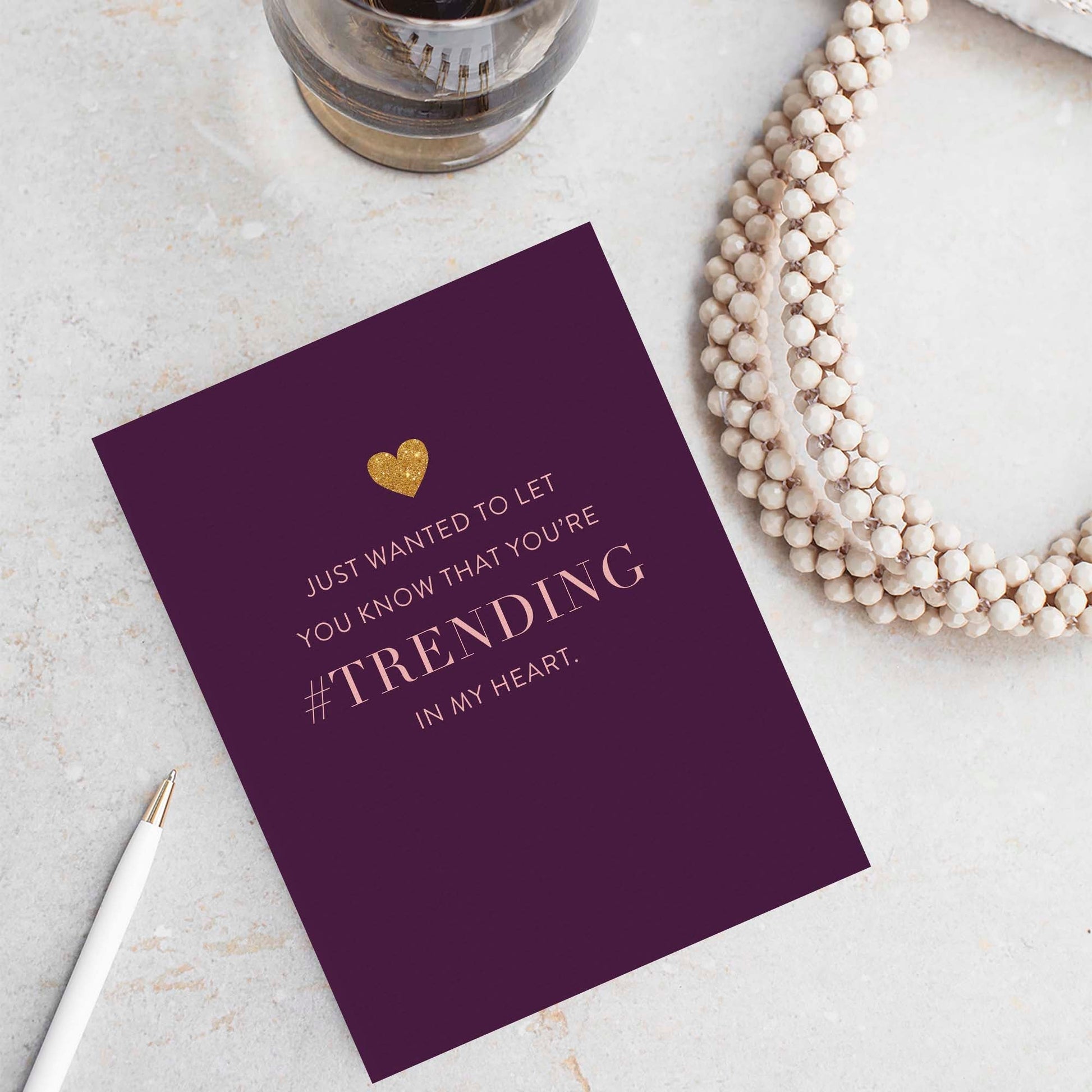 #trending Love Greeting Card | Blú Rose