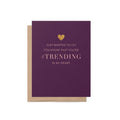 TRENDING Love Greeting Card - Blú Rose