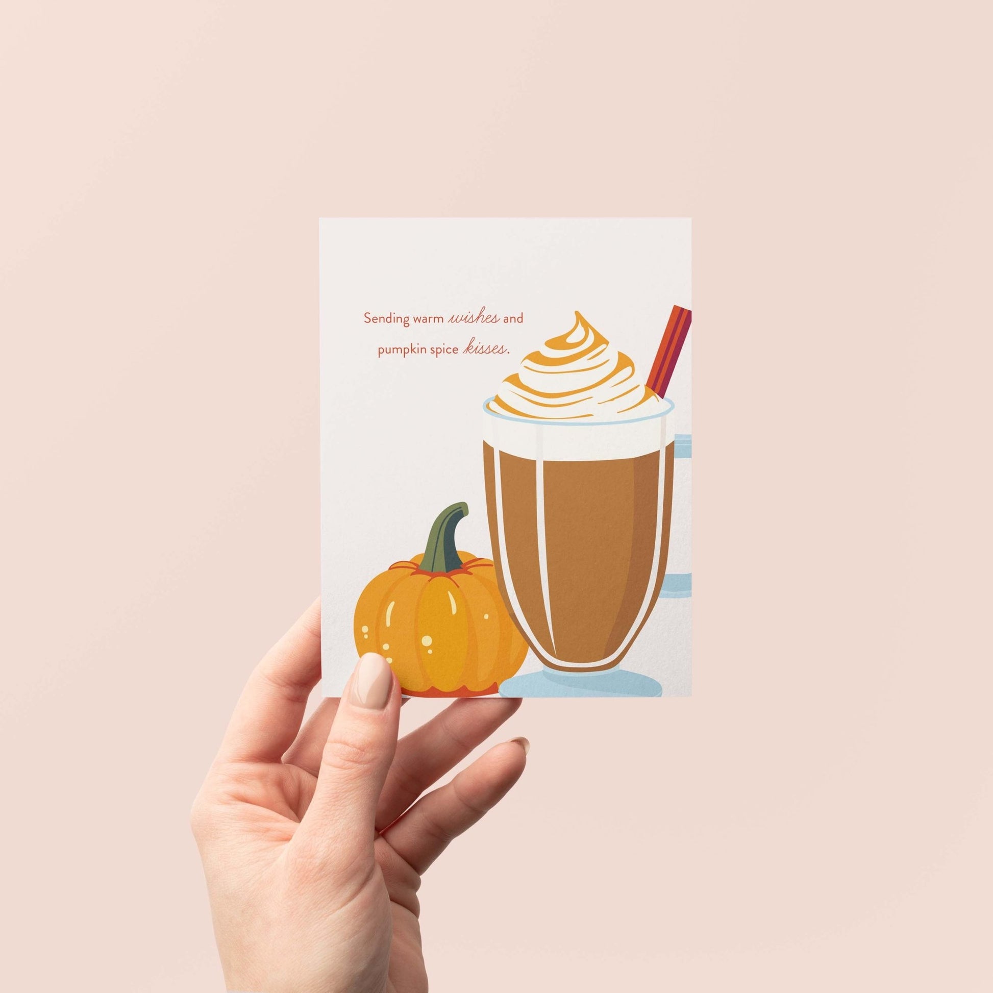 Warm Wishes & Pumpkin Spice Kisses Card - Blú Rose