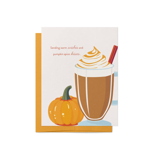 Warm Wishes & Pumpkin Spice Kisses Card - Blú Rose