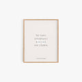 We have nothing to lose but our chains quote art print in natural wood frame