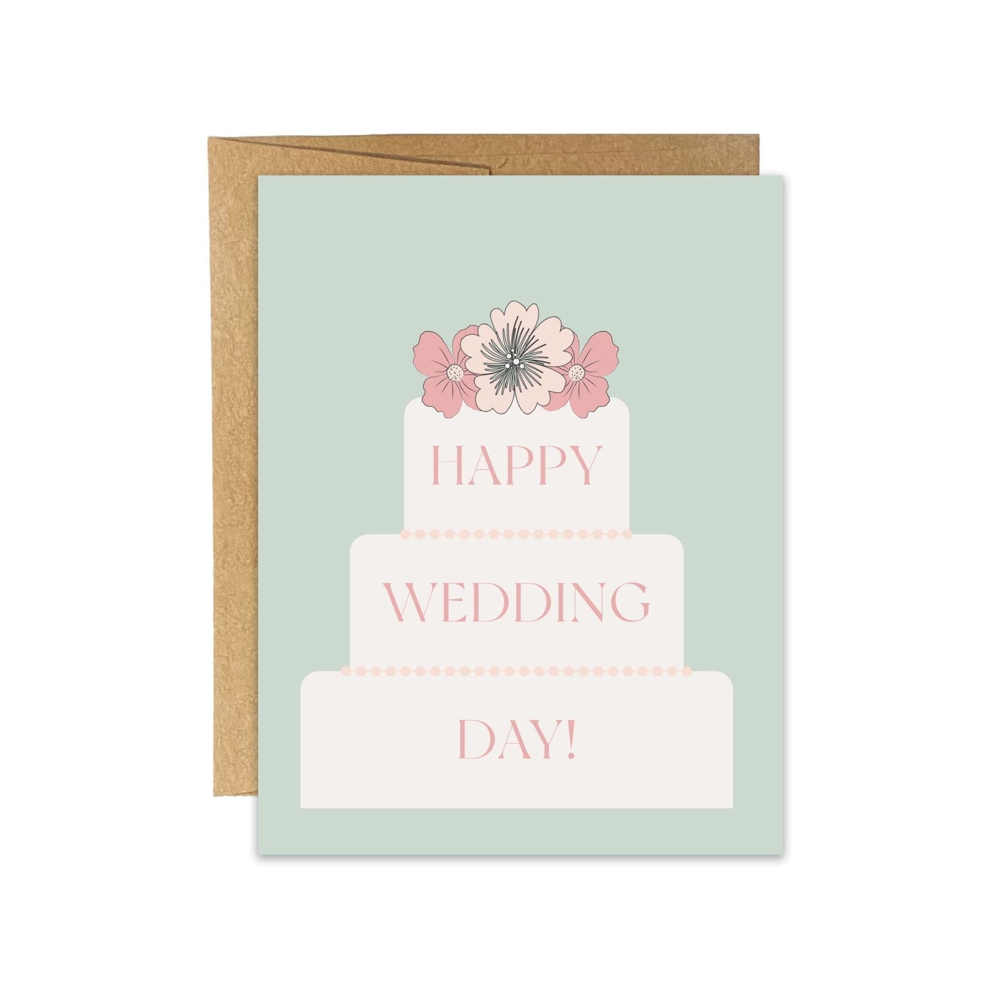 Wedding Day Cake Card - Blú Rose