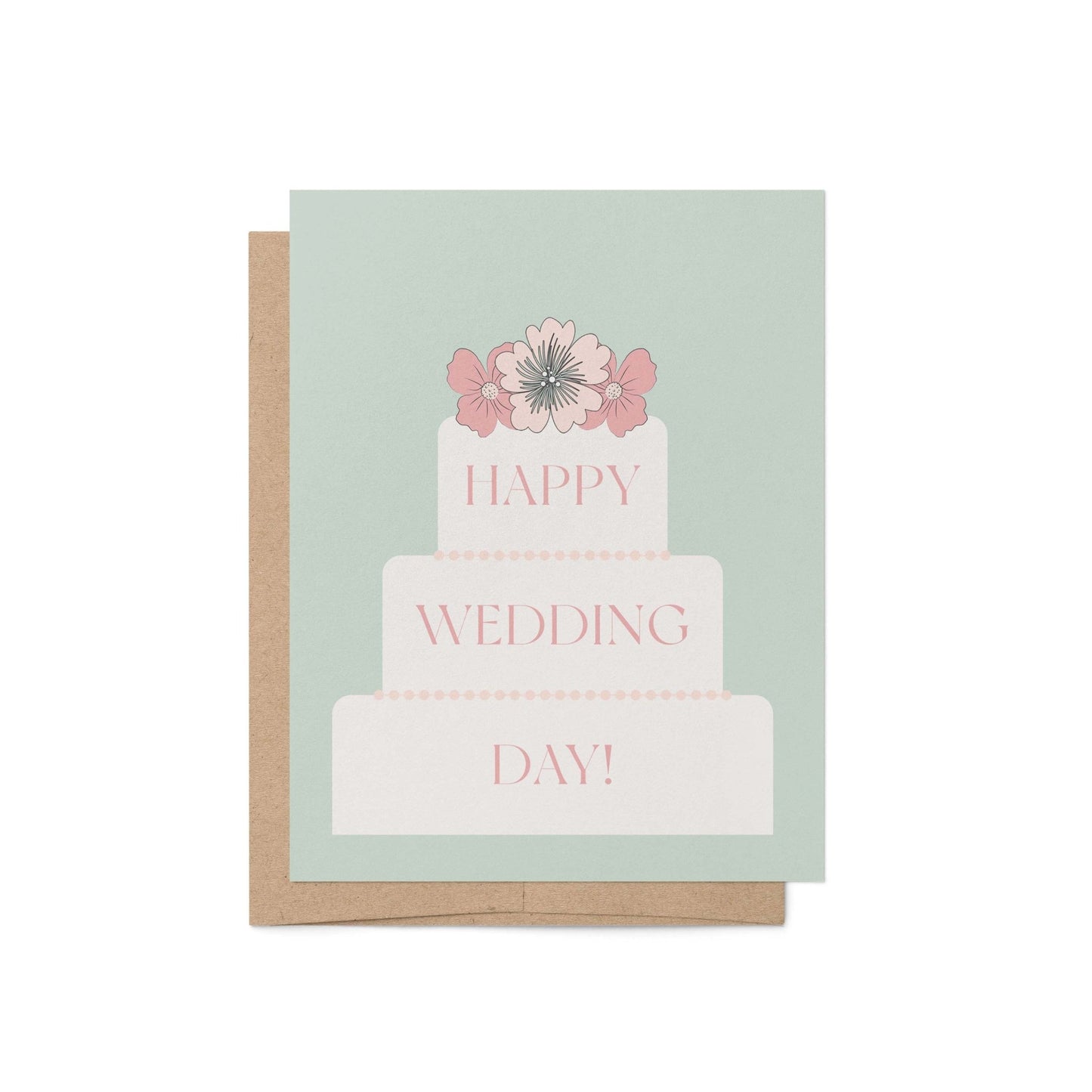 Wedding Day Cake Greeting Card - Blú Rose