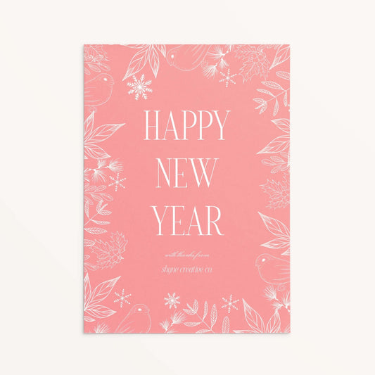 Winter Forest New Year Cards - Blú Rose