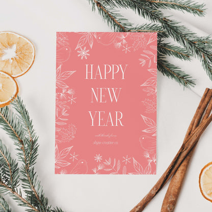 Winter Forest New Year Cards - Blú Rose