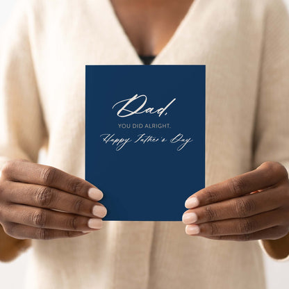 You Did Alright Greeting Card - Blú Rose