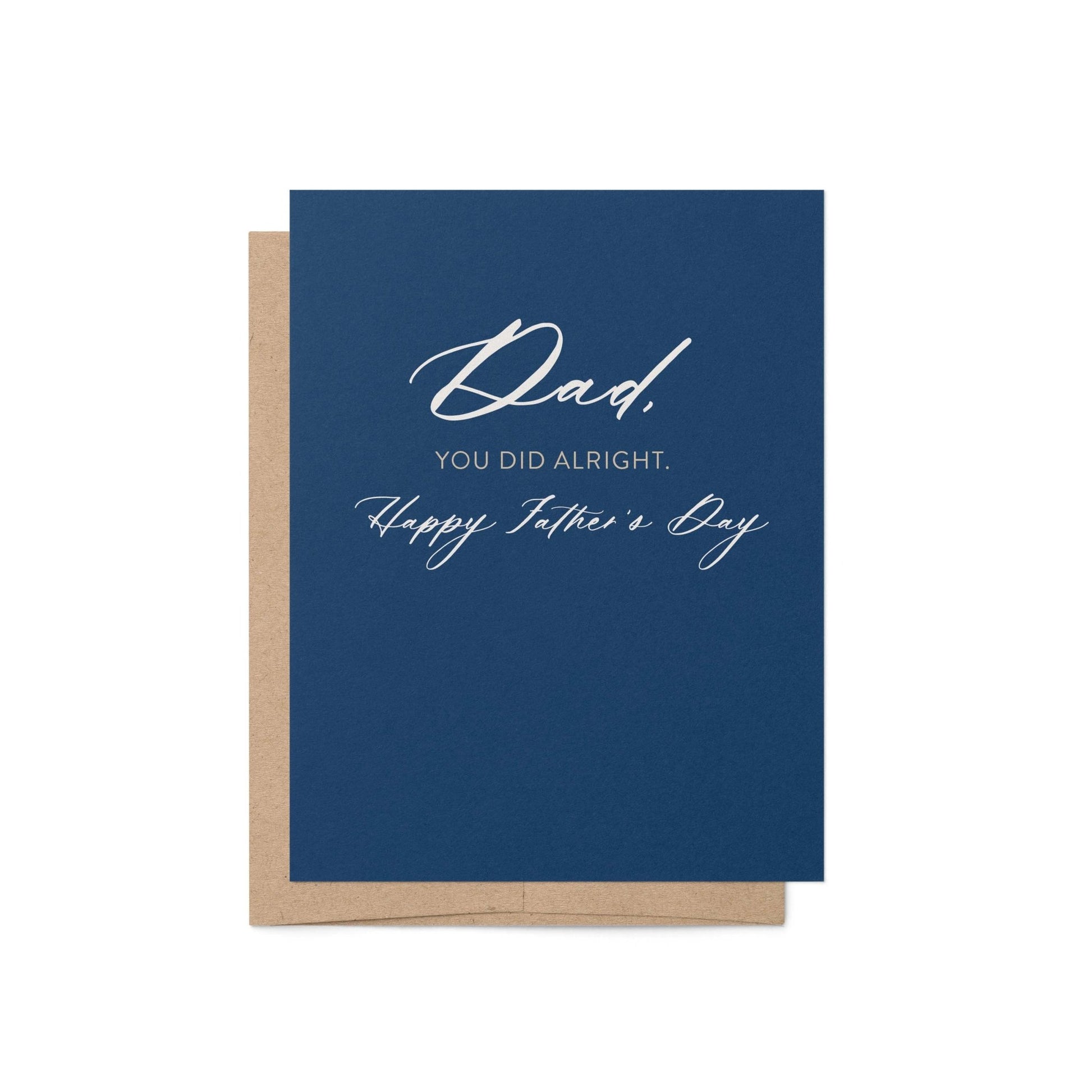 You Did Alright Greeting Card - Blú Rose