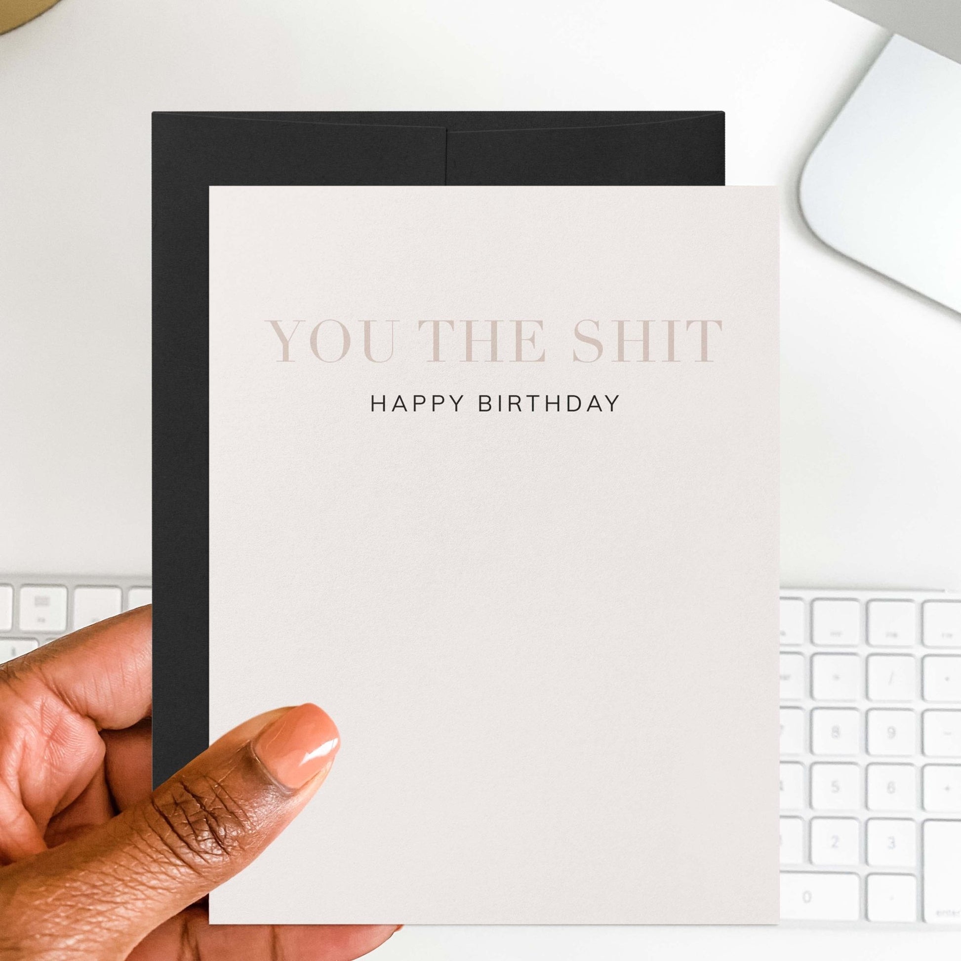 You the Shit Birthday Card - Blú Rose