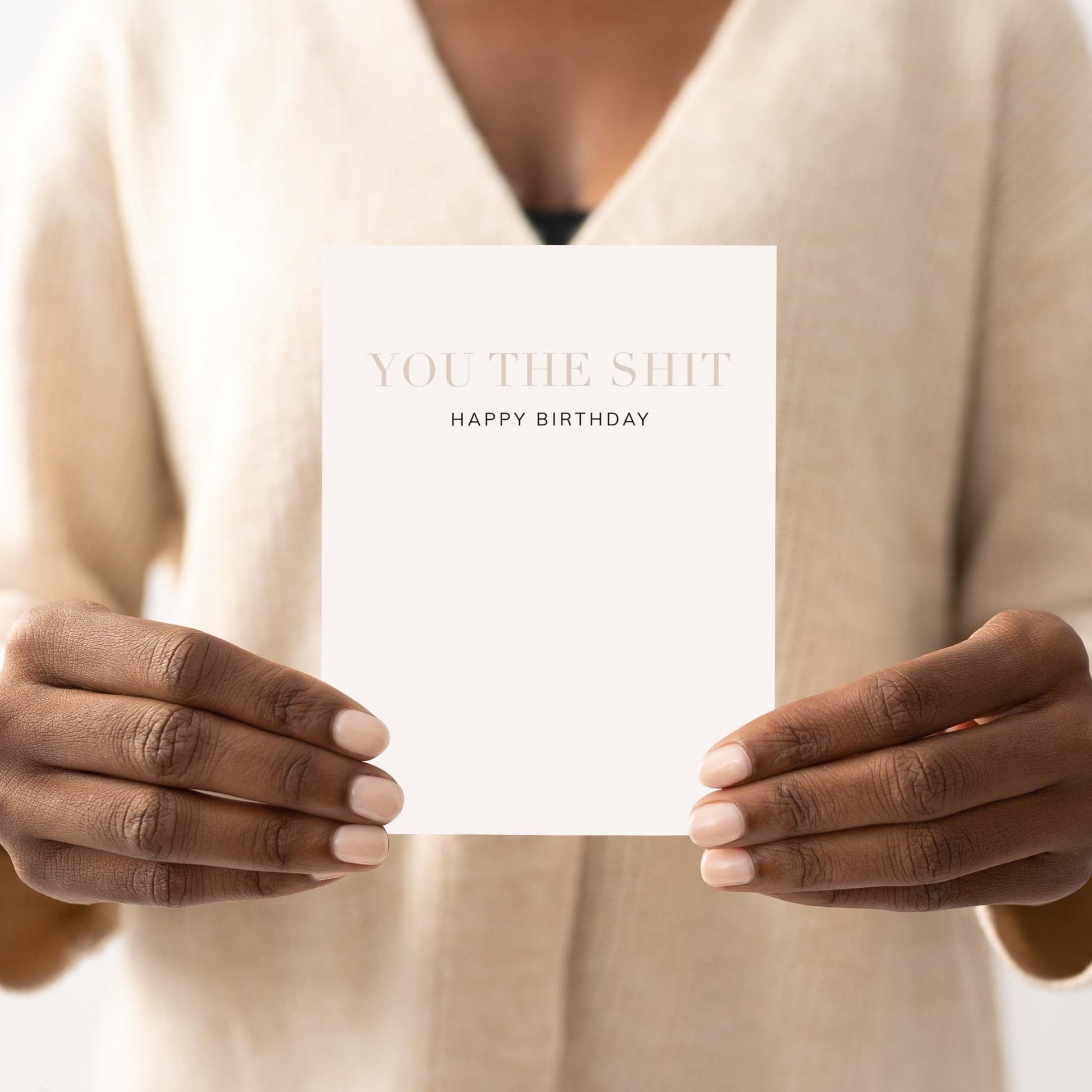 You the Shit Birthday Card - Blú Rose