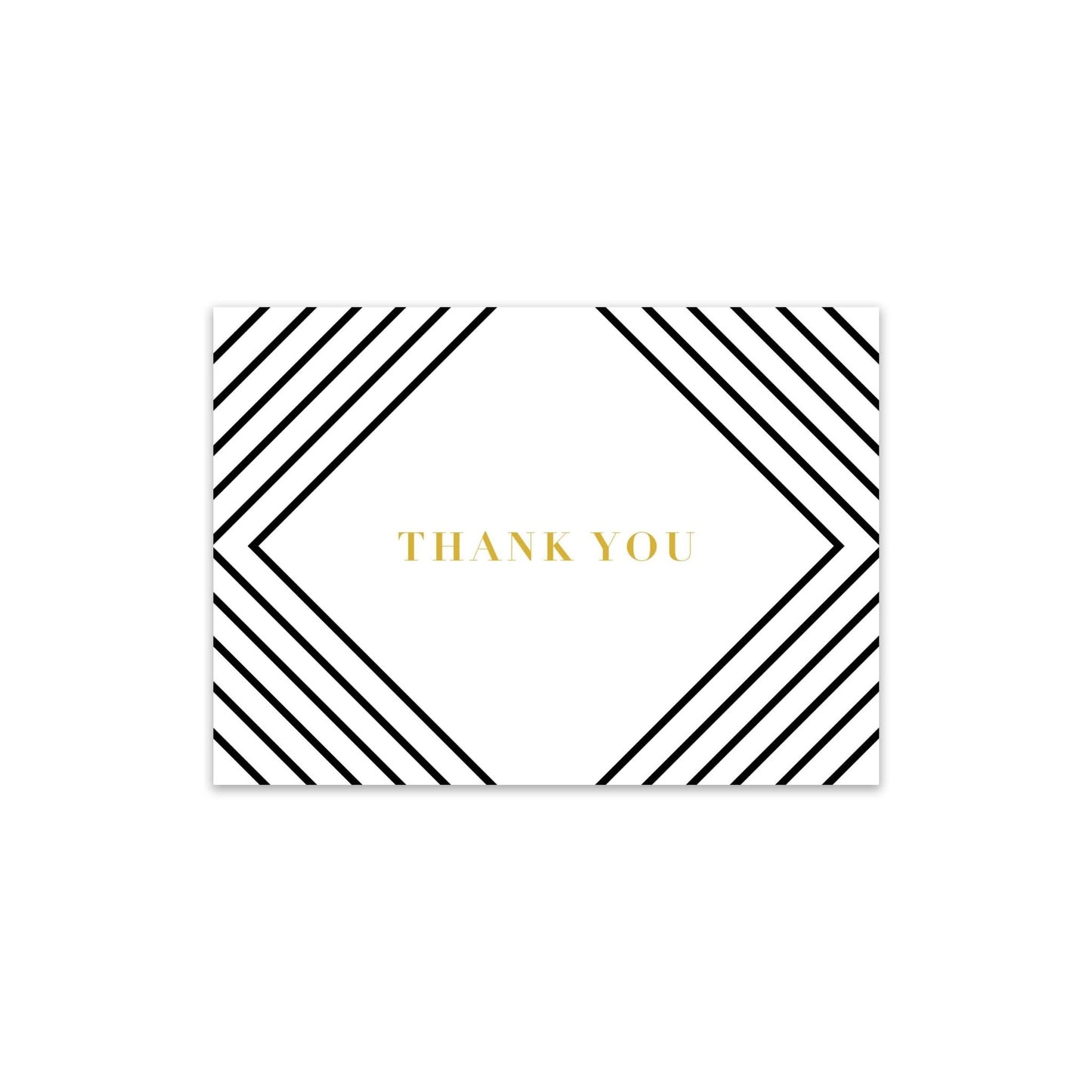 Art Deco Thank You Card - Blú Rose