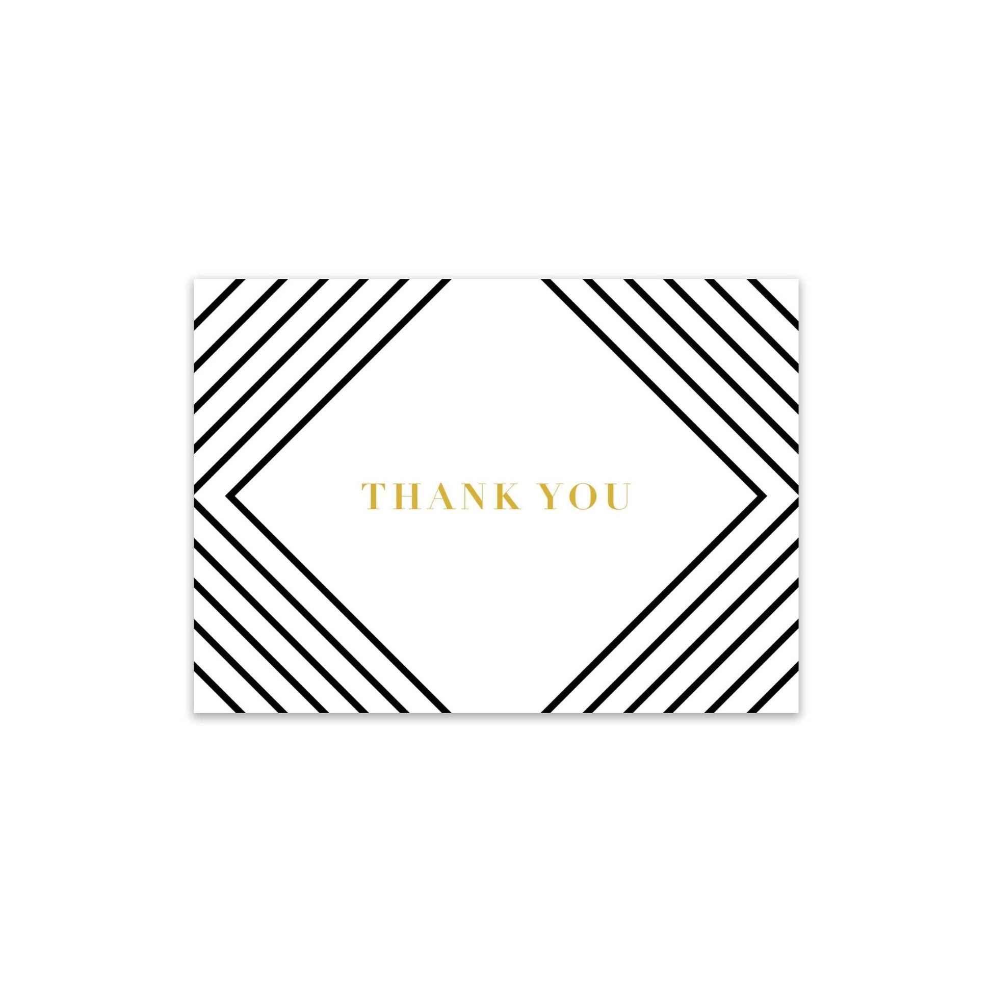 Art Deco Thank You Card - Blú Rose