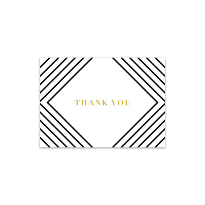 Art Deco Thank You Card - Blú Rose