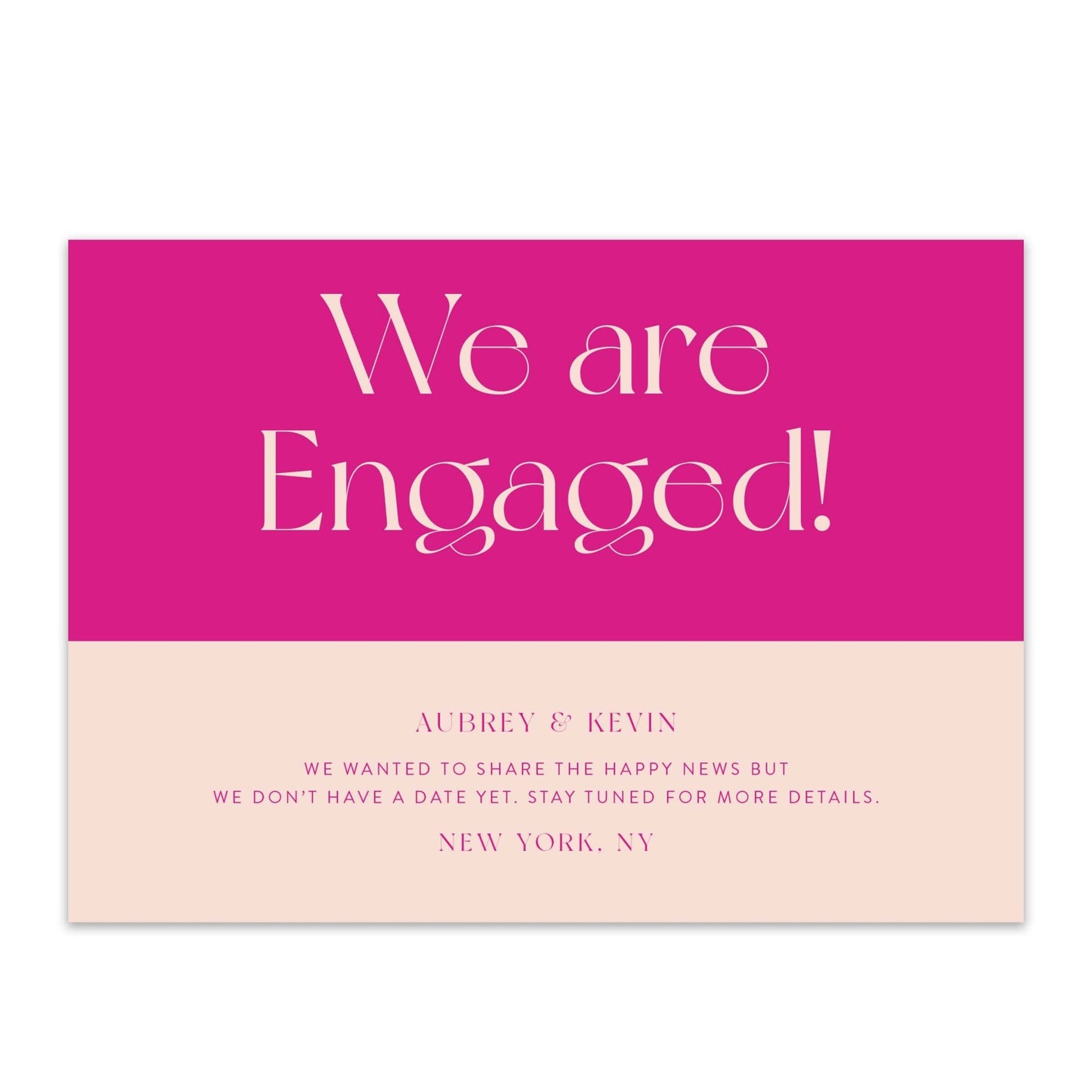 Aubrey Engagement Cards - Blú Rose