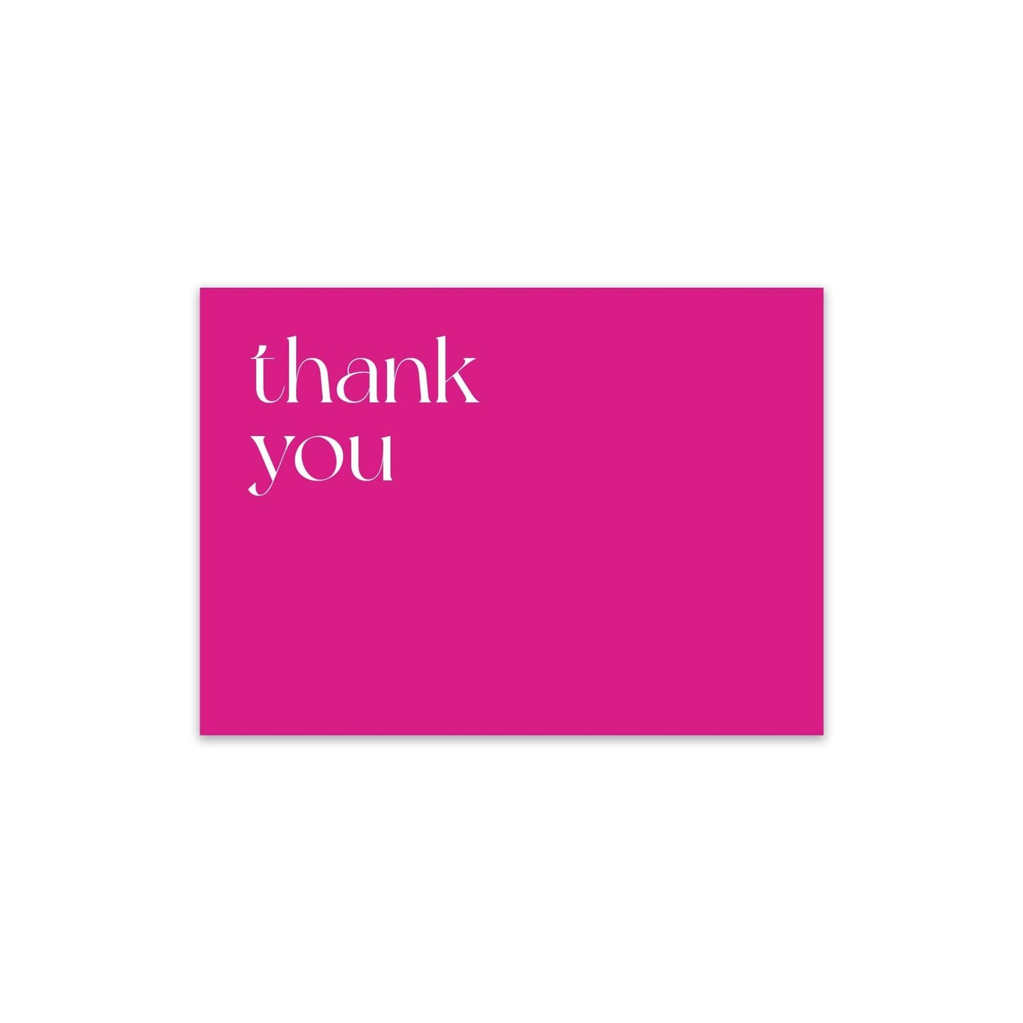 Bella Modern Thank You Card - Blú Rose