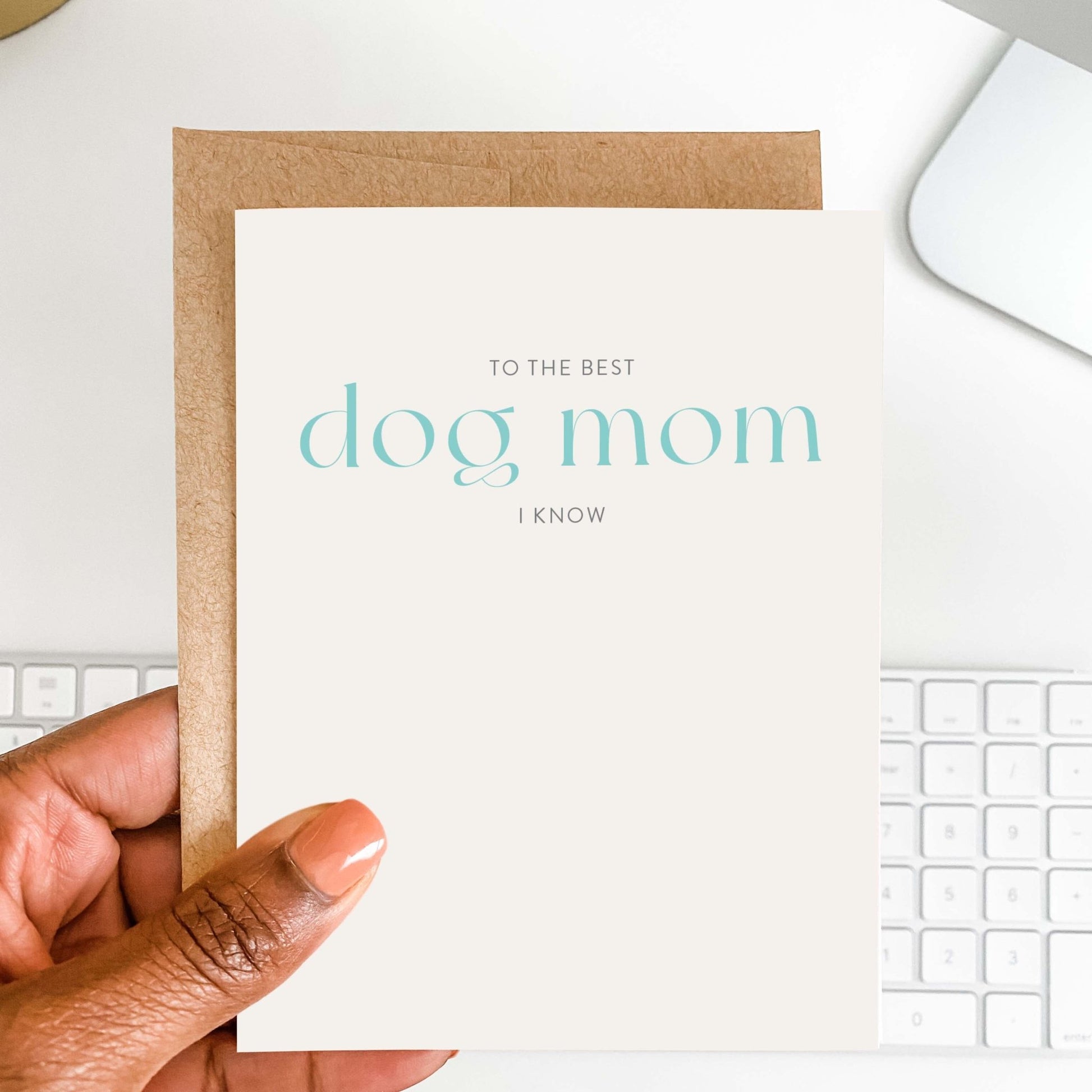 Best Dog Mom Card - Blú Rose