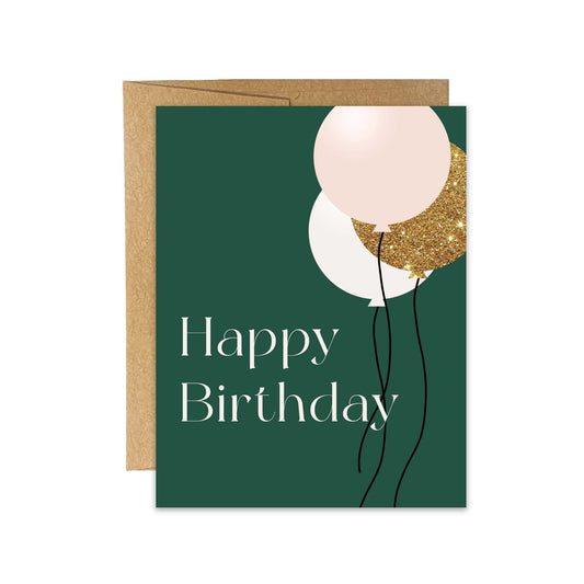Birthday Balloons Card - Blú Rose