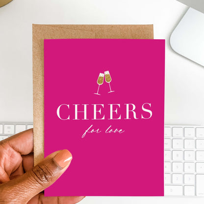 Cheers for Love Card - Blú Rose