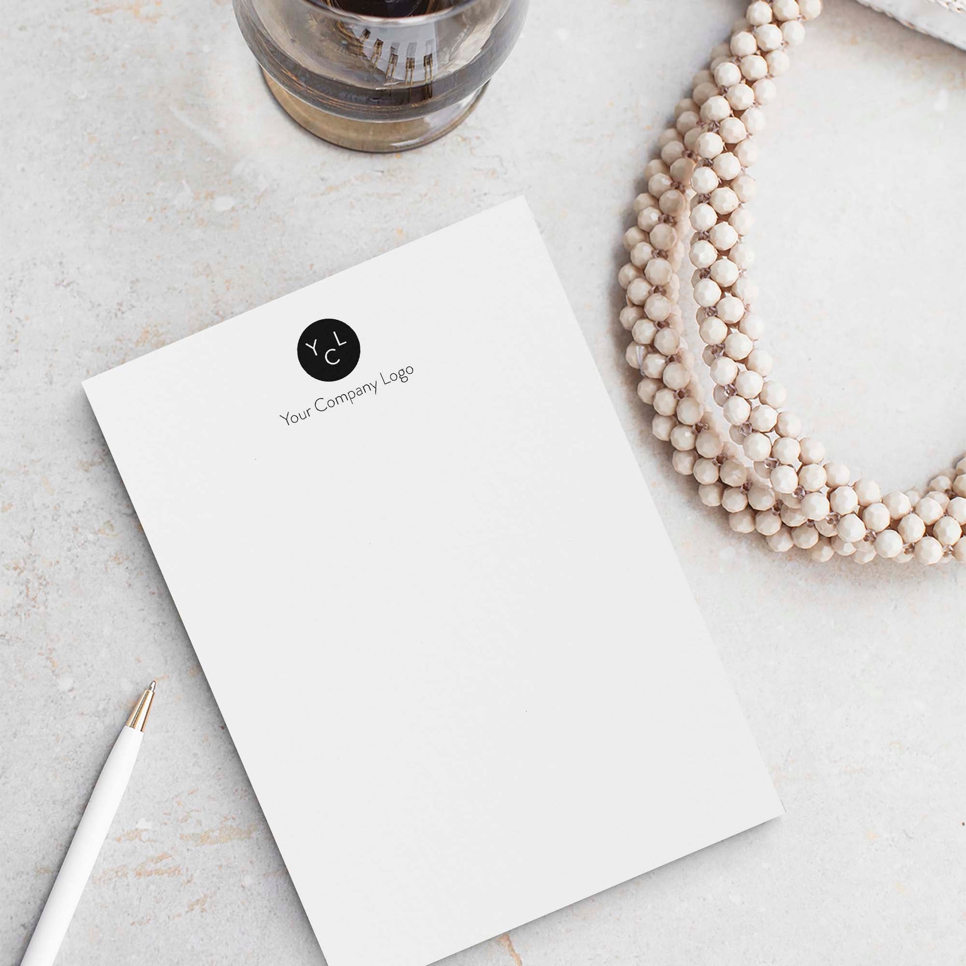 Custom Notepad | Add Your Logo - Blú Rose
