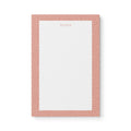 Fancy Arches notepad by Blú Rose, white notepad with a terracotta dotted-arch border and 'Notes' heading