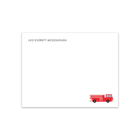 Fire Truck Notecards - Blú Rose