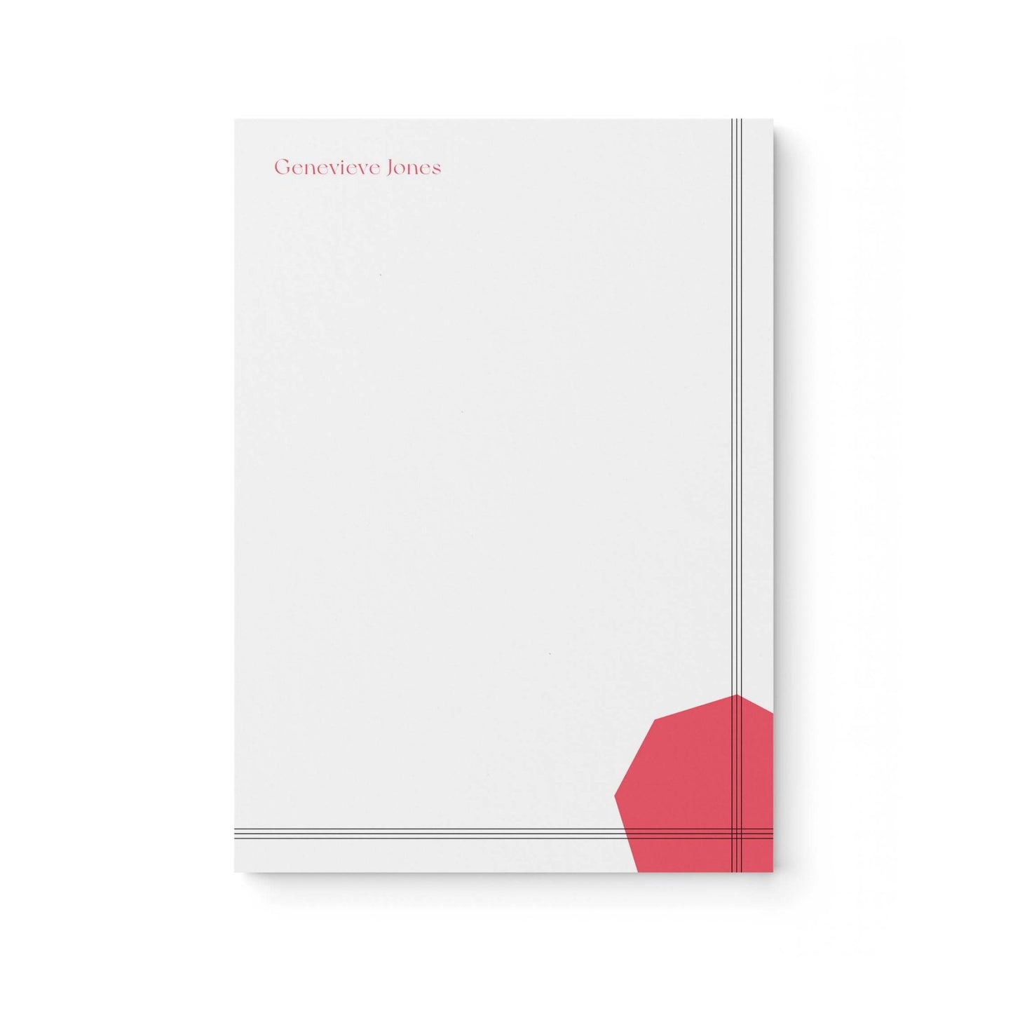 Genevieve Notepad + Notecard Set - Blú Rose
