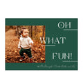 Left Photo Holiday Card - Blú Rose